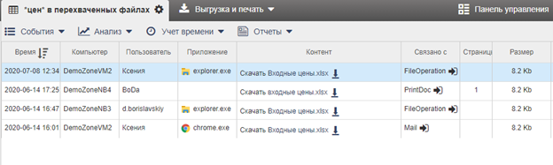Отображение инцидентов связанных с перехватом файлов с критично важным содержимым 2.png