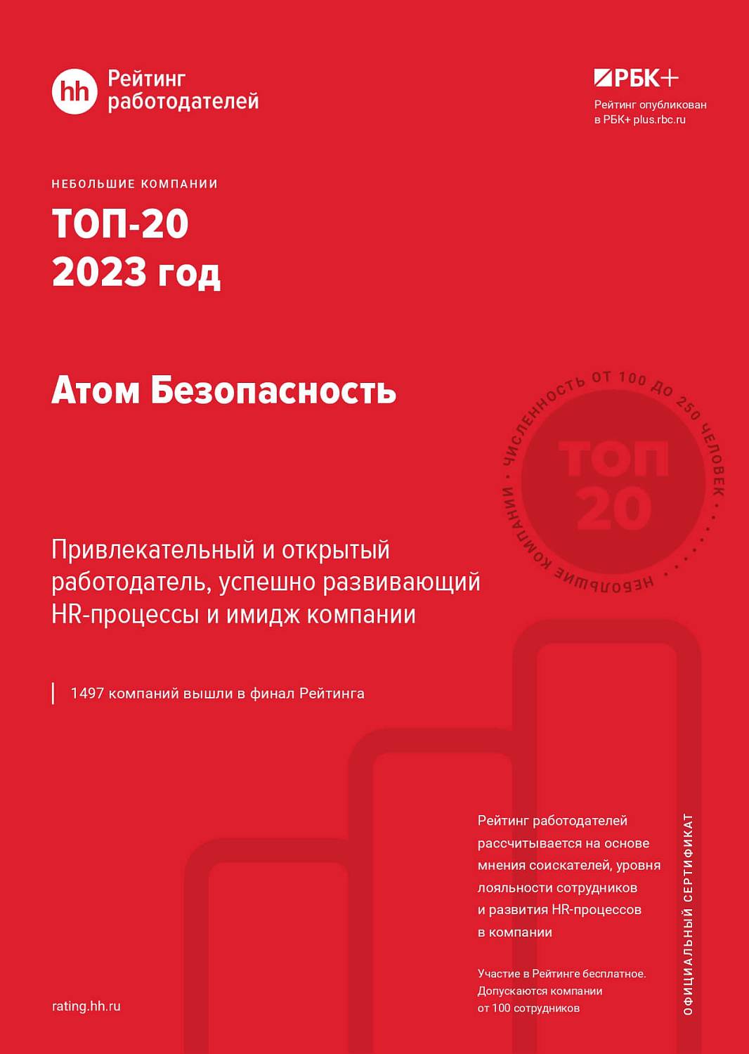 Staffcop получил три престижные награды в рейтинге работодателей